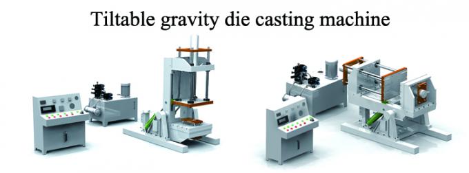 A gravidade de inclinação de alumínio industrial morre OEM/ODM ajustáveis da velocidade da aleta da máquina de carcaça