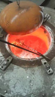 China Alumínio que derrete a economia de energia industrial do alto-forno com personalização da cor fornecedor